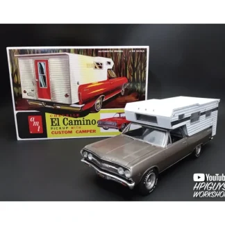 AMT 1/25 1965 Chevy El Camino w/Camper - Little Painter Art | Exploring the Endless Possibilities of Art Best Sale