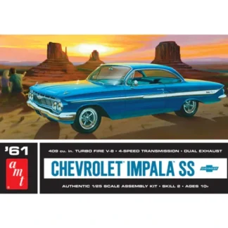 AMT 61 Chevrolet Impala SS 409 Turbo Fire 1/25 Model Kit Level 2 - Little Painter Art | Exploring the Endless Possibilities of Art Cheap