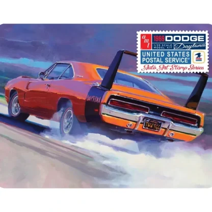 AMT 1969 Dodge Charger Daytona (USPS Stamp Series Collector Tin) - Little Painter Art | Exploring the Endless Possibilities of Art Best