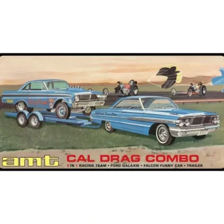 AMT Cal Drag Combo 1964 Galaxie, AWB Falcon & Trailer 1/25 Model - Little Painter Art | Exploring the Endless Possibilities of Art Best Sale