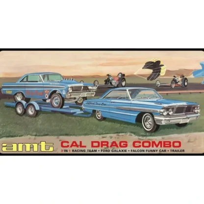 AMT Cal Drag Combo 1964 Galaxie, AWB Falcon & Trailer 1/25 Model - Little Painter Art | Exploring the Endless Possibilities of Art Best Sale