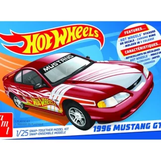 AMT Hot Wheels 1996 Ford Mustang GT (Snap) 2T 1/25 Model Kit - Little Painter Art | Exploring the Endless Possibilities of Art Hot