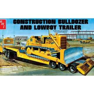 AMT Lowboy Trailer & Bulldozer Combo 1/25 Model Kit (Level 3) - Little Painter Art | Exploring the Endless Possibilities of Art Hot
