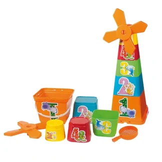 Androni Giocattoli Nesting & Stacking Beach Toy Set - Little Painter Art | Exploring the Endless Possibilities of Art Clearance