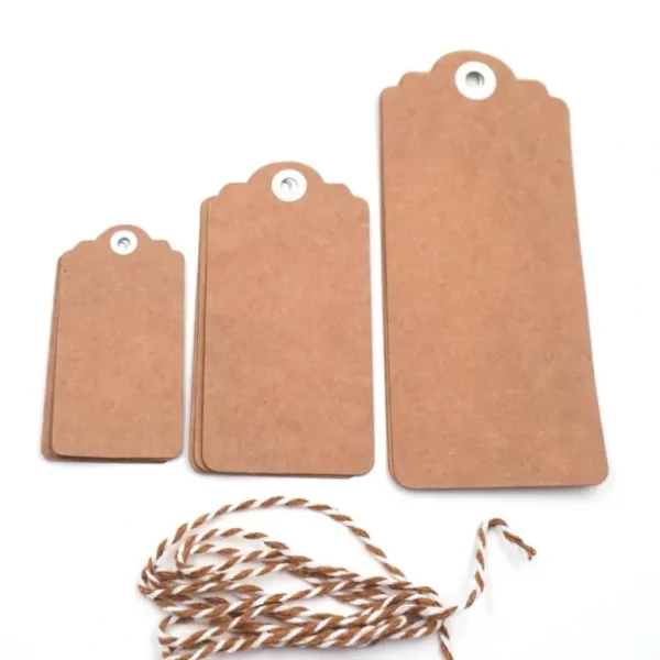 Angels Craft Assorted Gift Tags With Twine 9pk - Kraft - Little Painter Art | Exploring the Endless Possibilities of Art Fashion
