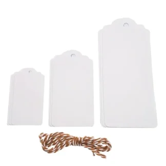 Angels Craft Assorted Gift Tags With Twine 9pk - White - Little Painter Art | Exploring the Endless Possibilities of Art Shop