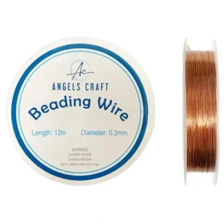 Angels Craft Beading Wire 0.33mm - Copper - Little Painter Art | Exploring the Endless Possibilities of Art Best Sale