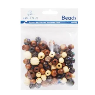 Angels Craft 11-15mm Beads - Wood Assortment - Little Painter Art | Exploring the Endless Possibilities of Art Discount