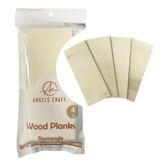 Angels Craft Rectangle Wood Planks 4pk - Little Painter Art | Exploring the Endless Possibilities of Art Flash Sale