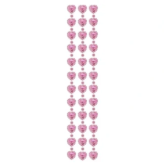 Angels Craft Rhinestone Stickers - Fancy Pink Hearts - Little Painter Art | Exploring the Endless Possibilities of Art Clearance