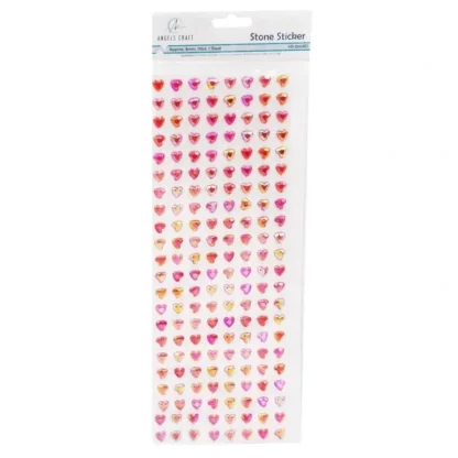 Angels Craft Rhinestone Stickers - Red Mini Hearts - Little Painter Art | Exploring the Endless Possibilities of Art Best