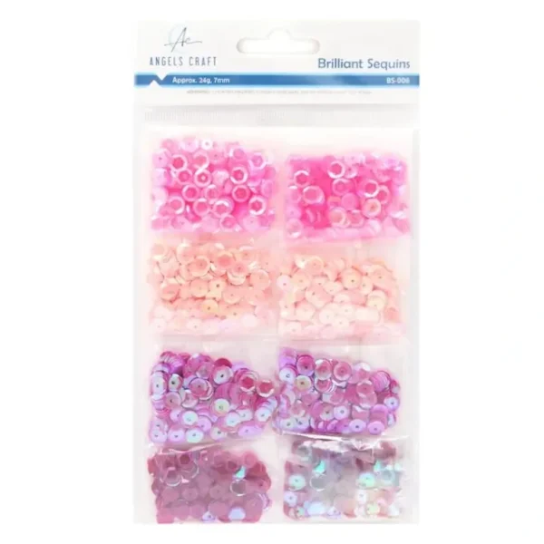 Angels Craft Sequins Assortment - Pinks - Little Painter Art | Exploring the Endless Possibilities of Art Hot