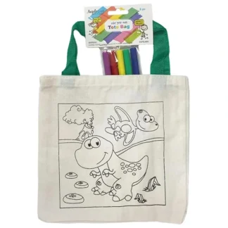 Angels Craft Tote Bag Coloring Kit - Dinosaurs - Little Painter Art | Exploring the Endless Possibilities of Art Clearance