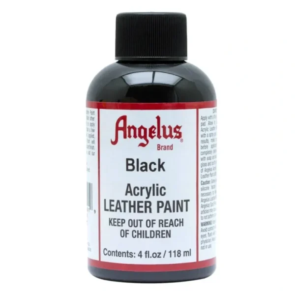 Angelus Acrylic Leather Paint 4oz Black - Little Painter Art | Exploring the Endless Possibilities of Art Hot