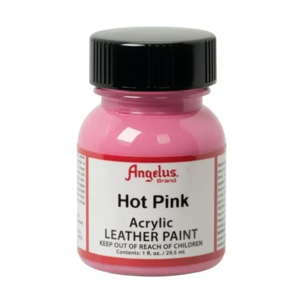 Angelus Acrylic Leather Paint 1oz Hot Pink - Little Painter Art | Exploring the Endless Possibilities of Art Store