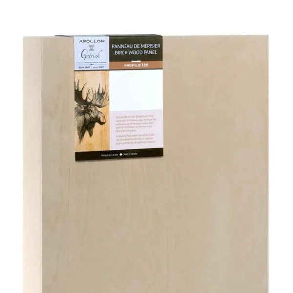 Apollon Gotrick Cradled Wood Panel 1.5" Profile 12x12" - Little Painter Art | Exploring the Endless Possibilities of Art Cheap