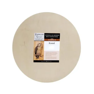 Apollon Gotrick Round Birch Wood Panel 6" - Little Painter Art | Exploring the Endless Possibilities of Art Flash Sale