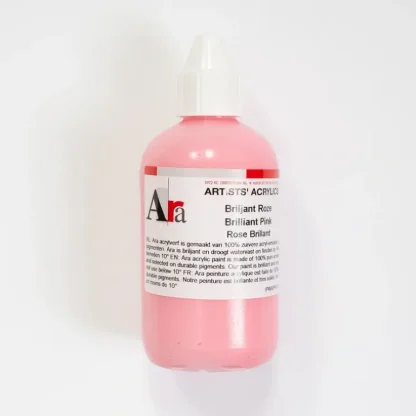 Ara Acrylic 250ml Brilliant Pink - Little Painter Art | Exploring the Endless Possibilities of Art Discount