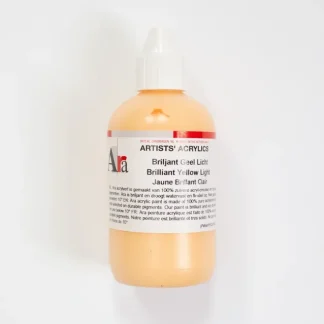 Ara Acrylic 250ml Brilliant Yellow Light - Little Painter Art | Exploring the Endless Possibilities of Art Cheap