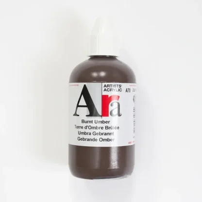 Ara Acrylic 250ml Burnt Umber - Little Painter Art | Exploring the Endless Possibilities of Art Cheap