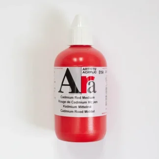 Ara Acrylic 250ml Cadmium Red Medium (Vermilion) - Little Painter Art | Exploring the Endless Possibilities of Art Shop
