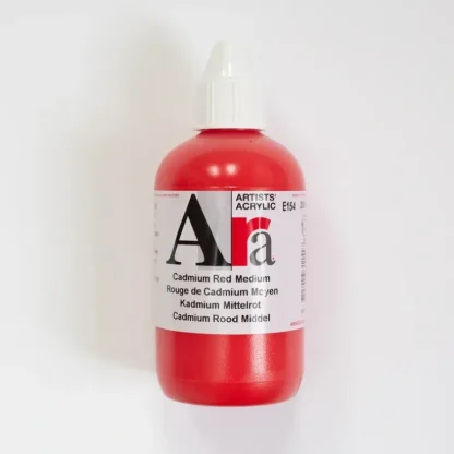 Ara Acrylic 250ml Cadmium Red Medium (Vermilion) - Little Painter Art | Exploring the Endless Possibilities of Art Shop