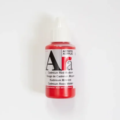 Ara Acrylic 100ml Cadmium Red Medium (Vermilion) - Little Painter Art | Exploring the Endless Possibilities of Art Online