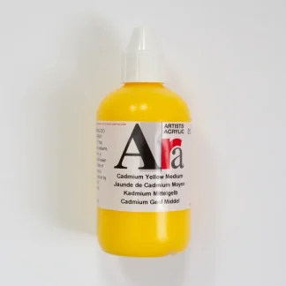 Ara Acrylic 250ml Cadmium Yellow Medium - Little Painter Art | Exploring the Endless Possibilities of Art Cheap