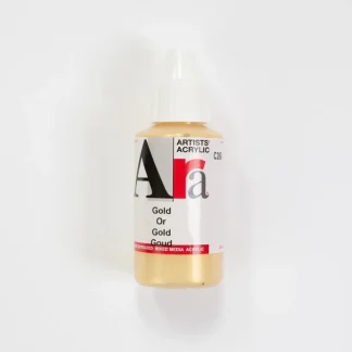 Ara Acrylic 100ml Gold - Little Painter Art | Exploring the Endless Possibilities of Art Fashion