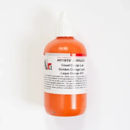 Ara Acrylic 250ml Golden Orange Lake - Little Painter Art | Exploring the Endless Possibilities of Art Shop