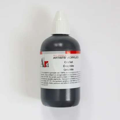 Ara Acrylic 250ml Graphite - Little Painter Art | Exploring the Endless Possibilities of Art New