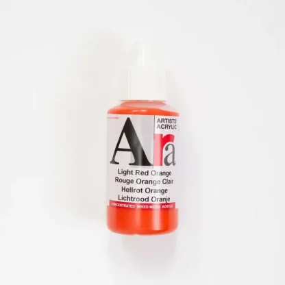 Ara Acrylic 100ml Light Red Orange - Little Painter Art | Exploring the Endless Possibilities of Art Clearance