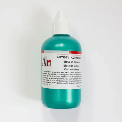 Ara Acrylic 250ml Metallic Green - Little Painter Art | Exploring the Endless Possibilities of Art Fashion