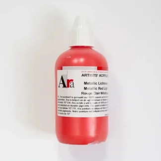 Ara Acrylic 250ml Metallic Red Light - Little Painter Art | Exploring the Endless Possibilities of Art Flash Sale