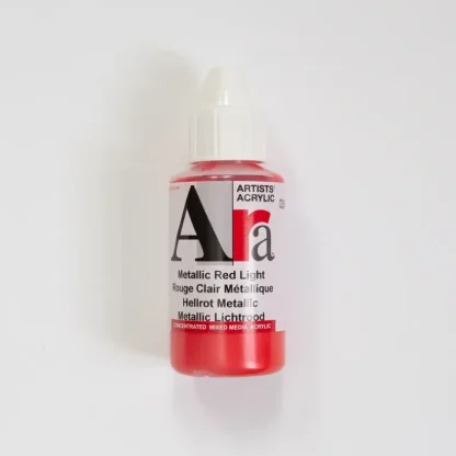 Ara Acrylic 100ml Metallic Red Light - Little Painter Art | Exploring the Endless Possibilities of Art Clearance