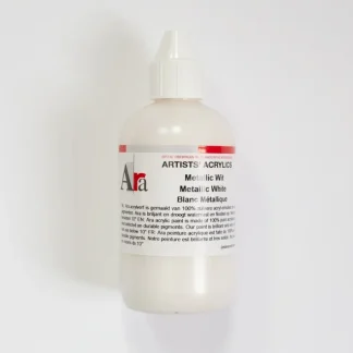 Ara Acrylic 250ml Metallic White - Little Painter Art | Exploring the Endless Possibilities of Art Sale