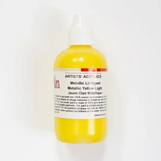 Ara Acrylic 250ml Metallic Yellow Light - Little Painter Art | Exploring the Endless Possibilities of Art Flash Sale
