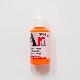 Ara Acrylic 100ml Neon Orange - Little Painter Art | Exploring the Endless Possibilities of Art Best