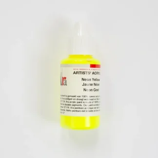Ara Acrylic 100ml Neon Yellow - Little Painter Art | Exploring the Endless Possibilities of Art New