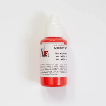 Ara Acrylic 100ml Vermilion Extra - Little Painter Art | Exploring the Endless Possibilities of Art Online