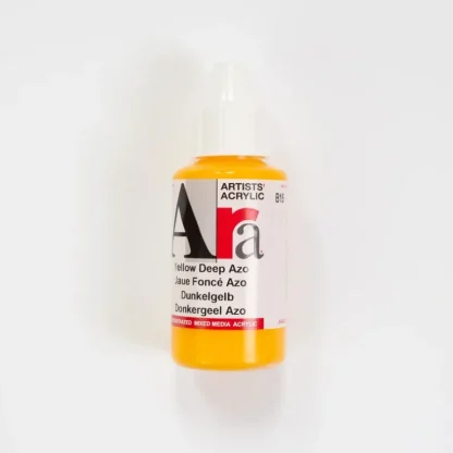 Ara Acrylic 100ml Yellow Deep Azo - Little Painter Art | Exploring the Endless Possibilities of Art Store