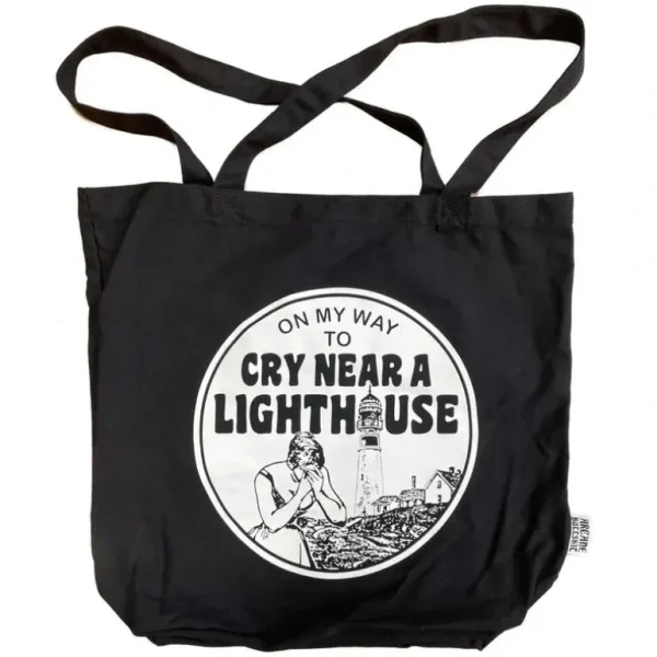 Arcane Bullshit Tote Bag - Cry Near a Lighthouse - Little Painter Art | Exploring the Endless Possibilities of Art Flash Sale
