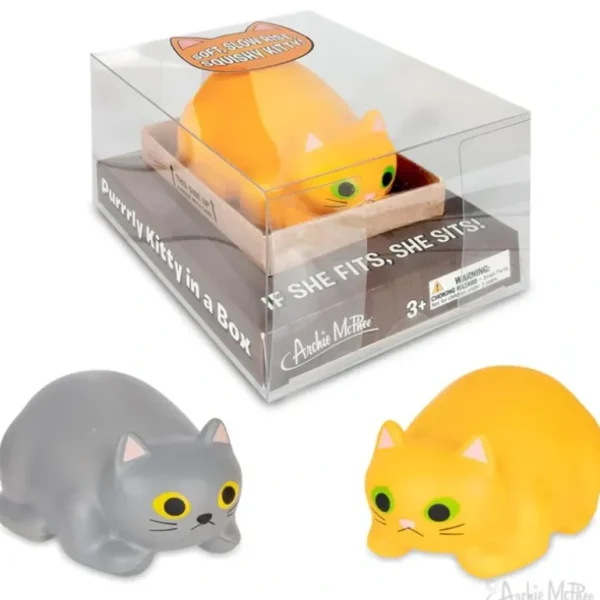 Archie McPhee Cat in a Box Stress Toy - Assorted - Little Painter Art | Exploring the Endless Possibilities of Art Best