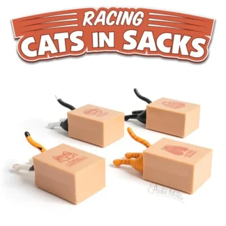Archie McPhee Cat in a Sack Wind Up Toy - Assorted - Little Painter Art | Exploring the Endless Possibilities of Art Fashion