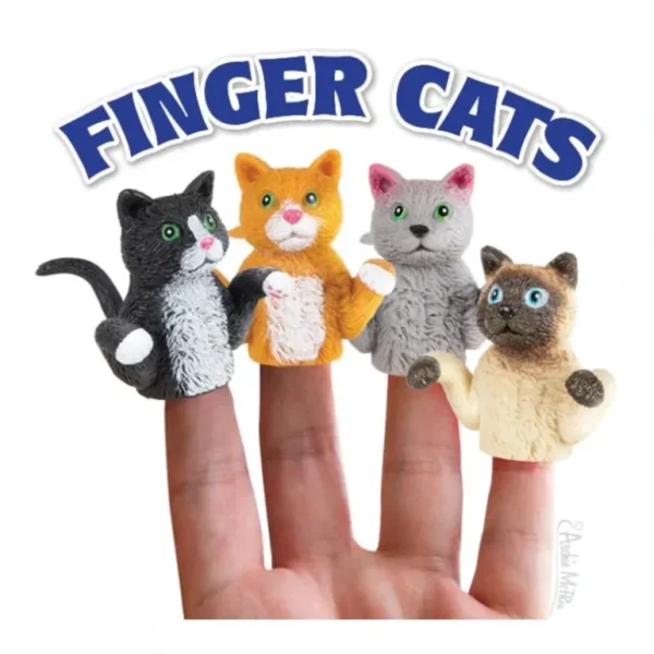 Archie McPhee Finger Cats, Assorted - Little Painter Art | Exploring the Endless Possibilities of Art Shop