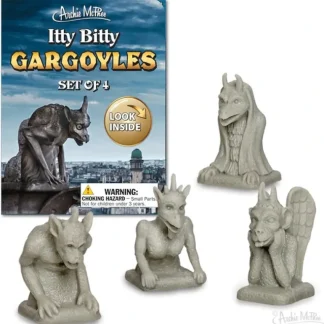Archie McPhee Itty Bitty Gargoyles 4pk - Little Painter Art | Exploring the Endless Possibilities of Art Clearance
