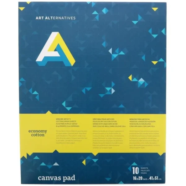 Art Alternatives Canvas Pad 16x20" 10 Sheets - Little Painter Art | Exploring the Endless Possibilities of Art Store