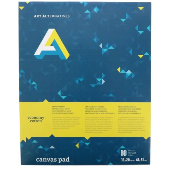 Art Alternatives Canvas Pad 12x16" 10 Sheets - Little Painter Art | Exploring the Endless Possibilities of Art Sale