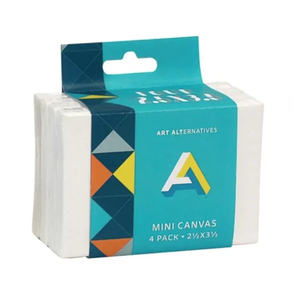 Art Alternatives Mini Canvas 4pk 2.5" x 3.5" - Little Painter Art | Exploring the Endless Possibilities of Art Sale