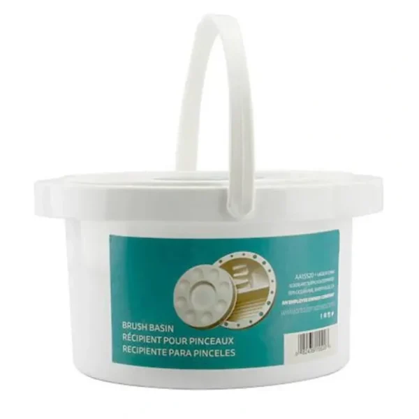 Art Alternatives Round Brush Cleaning Basin w/ Palette Lid - Little Painter Art | Exploring the Endless Possibilities of Art Outlet